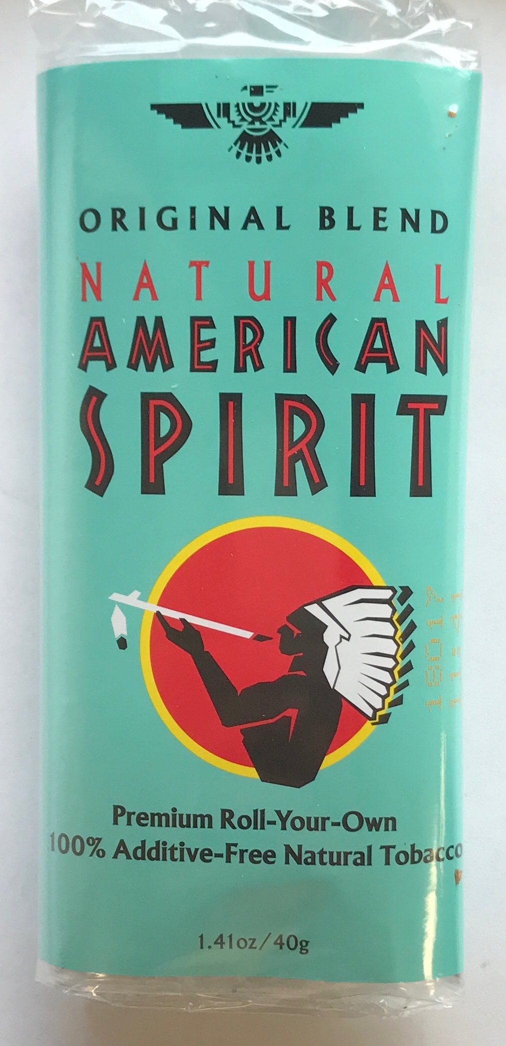 American Spirit Tobacco Pouch (Blue) 6ct Frank Silva & Sons