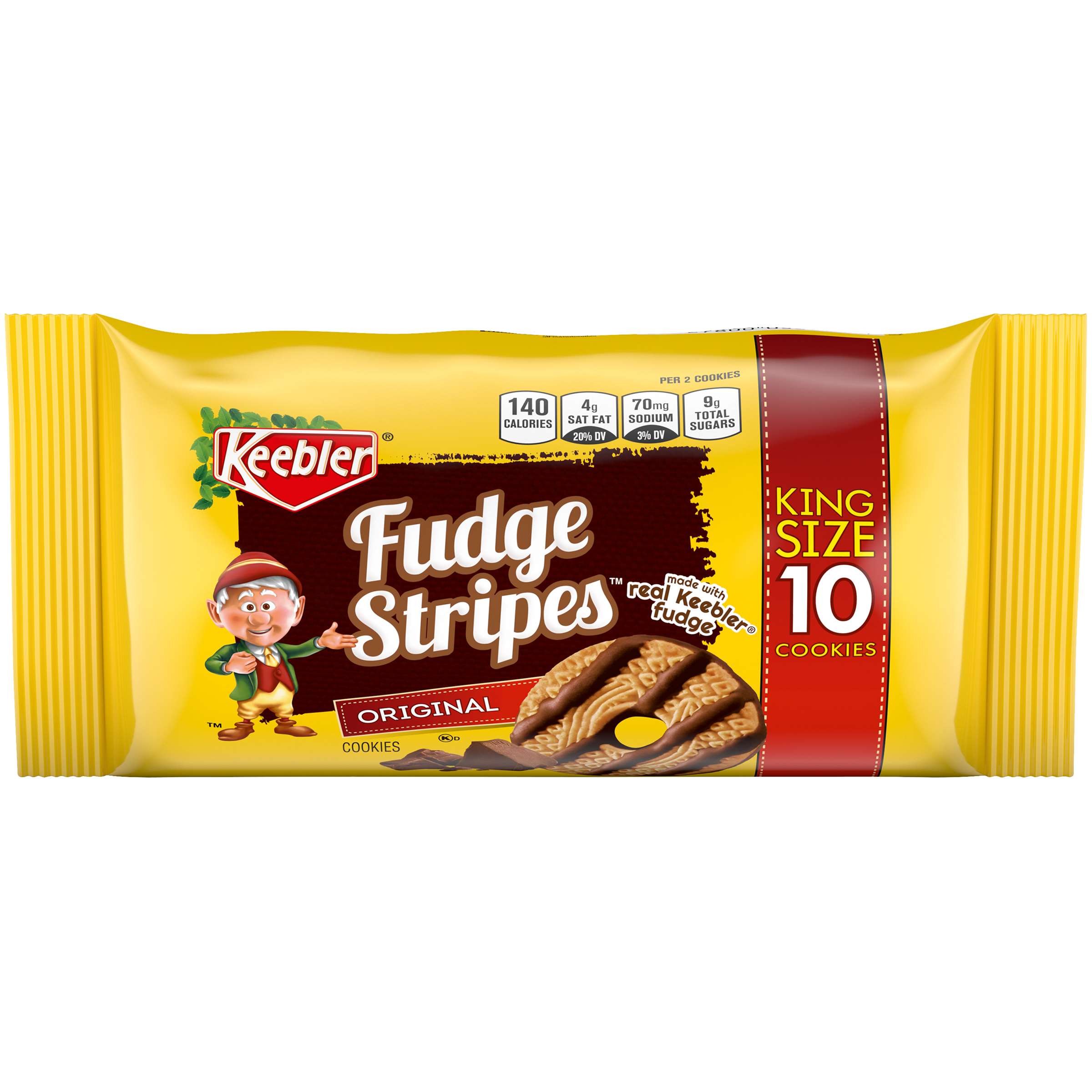 Keebler Fudge Stripe Cookie K/S 10ct. Frank Silva & Sons