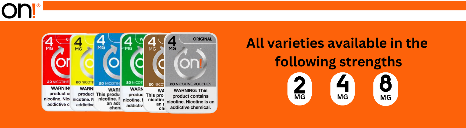 On! Nicotine Pouch advertisement