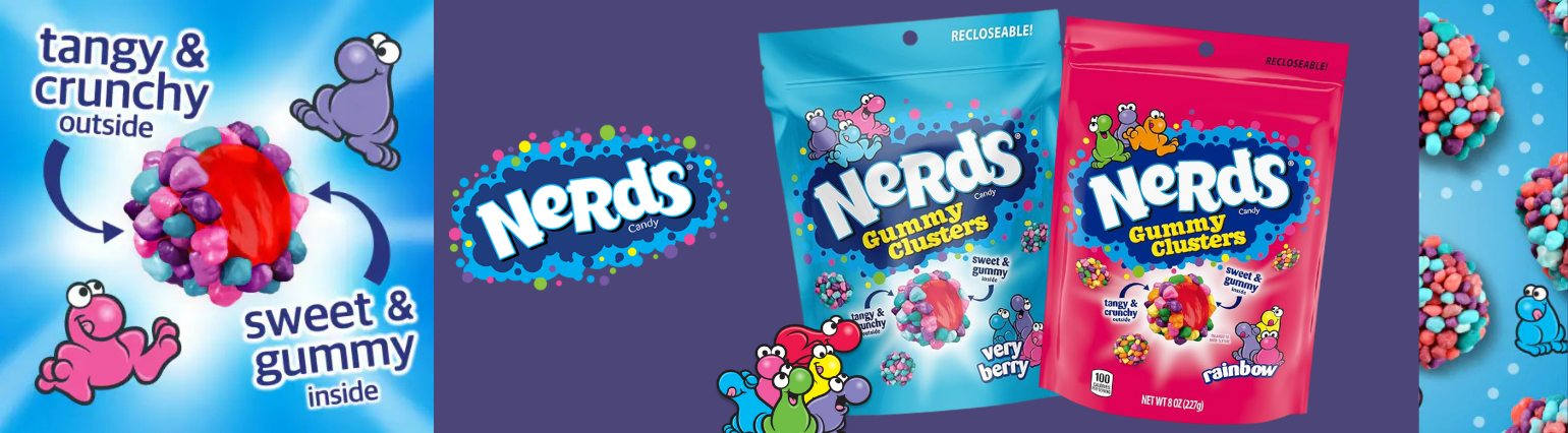 Nerds Gummy Clusters Stand Up Pegs